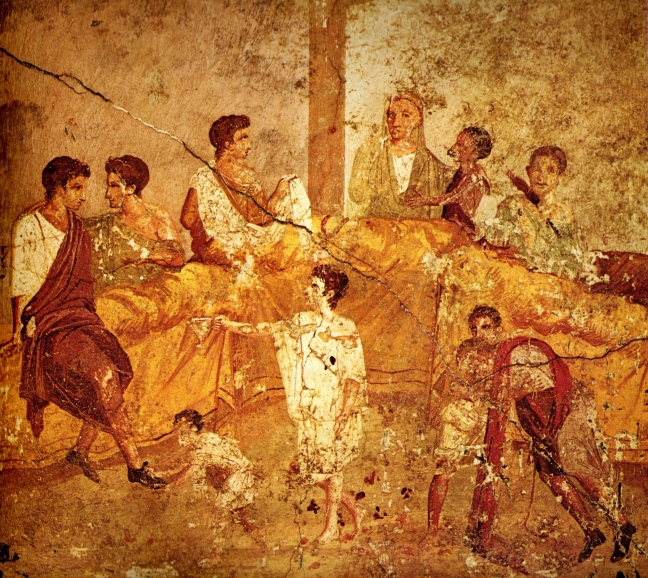 Pompeii_family_feast_painting_Naples